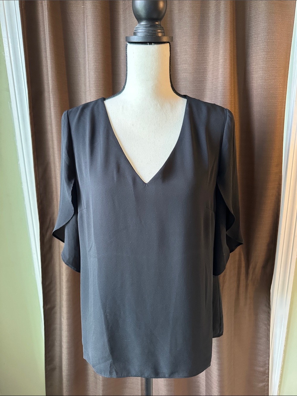 WHBM Black Top.  Size 10